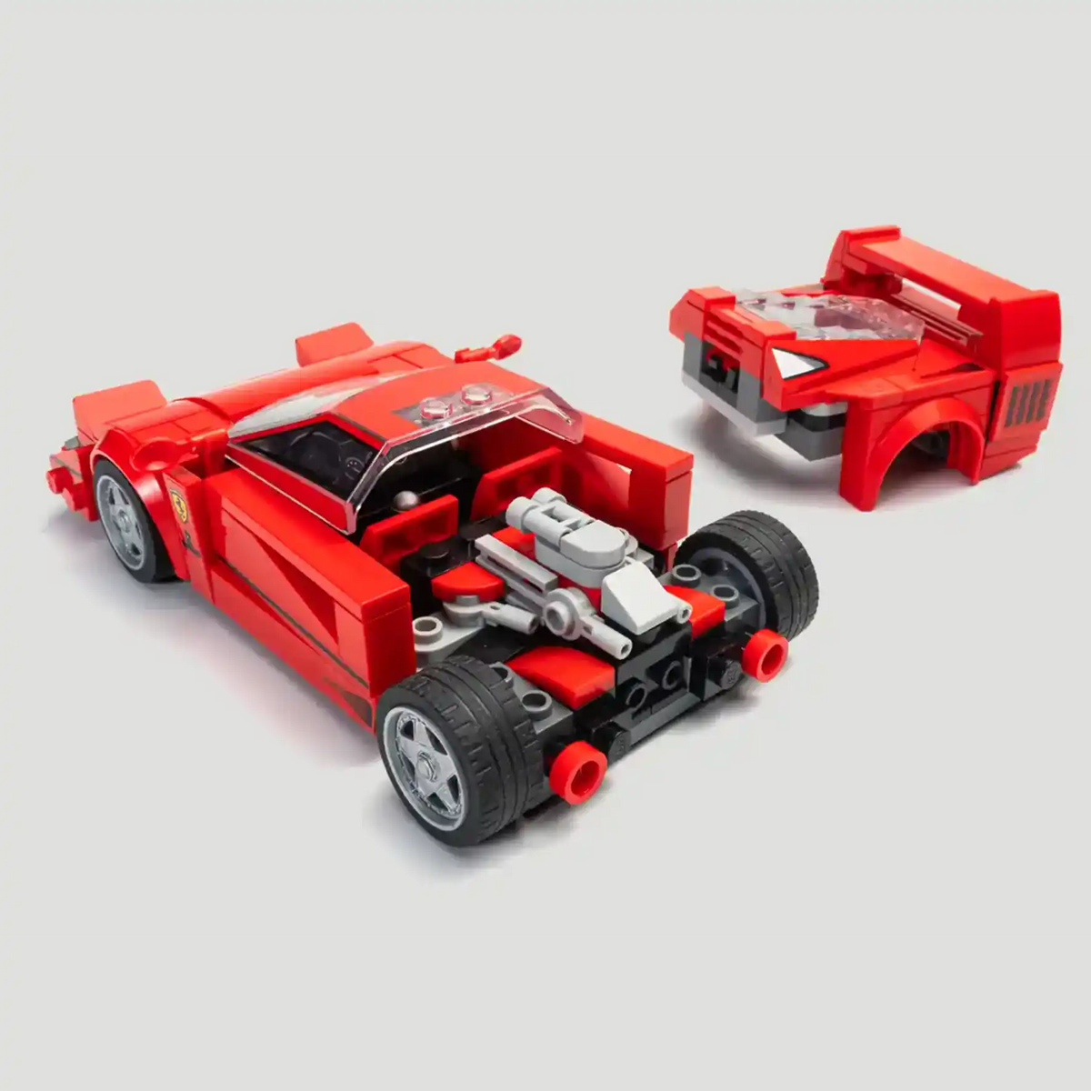 Capo y motor Lego Ferrari F40