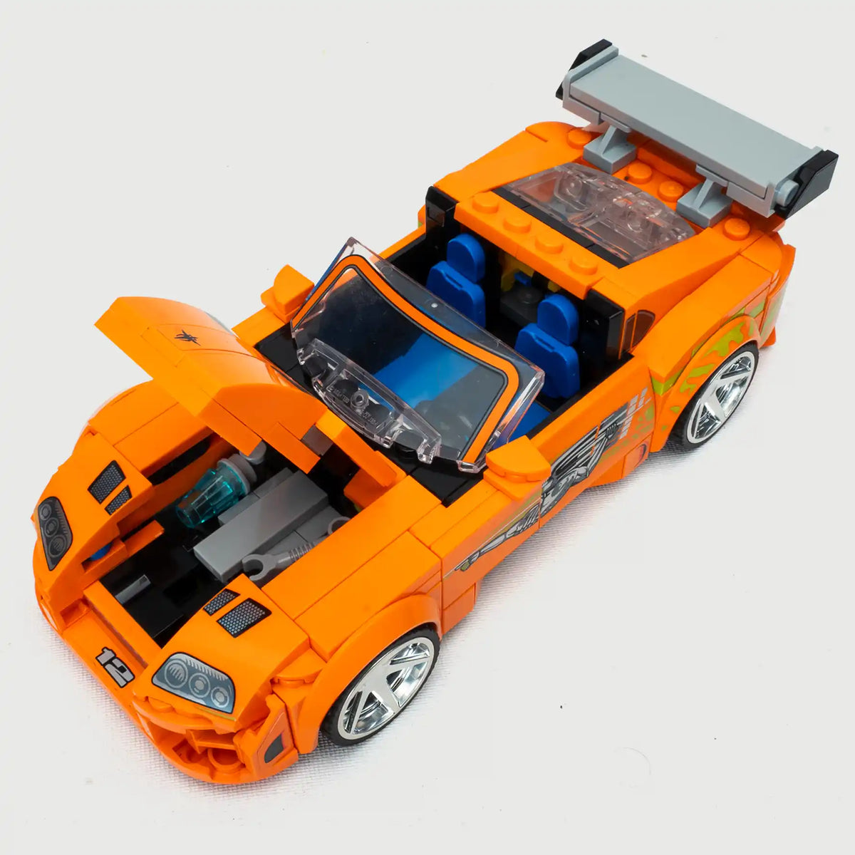 Capo y motor Lego Supra MK4