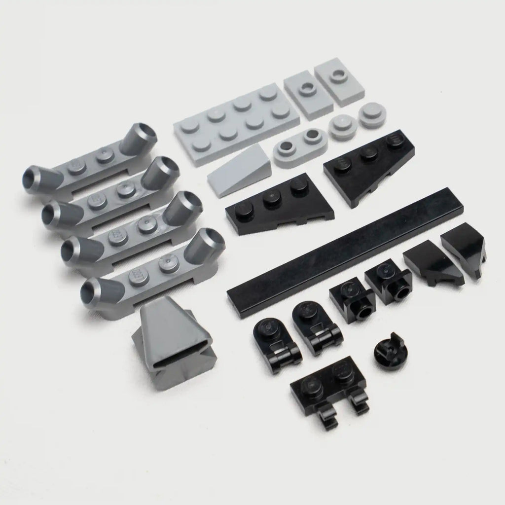 Kit piezas Lego para Mustang Dark en Drag Race