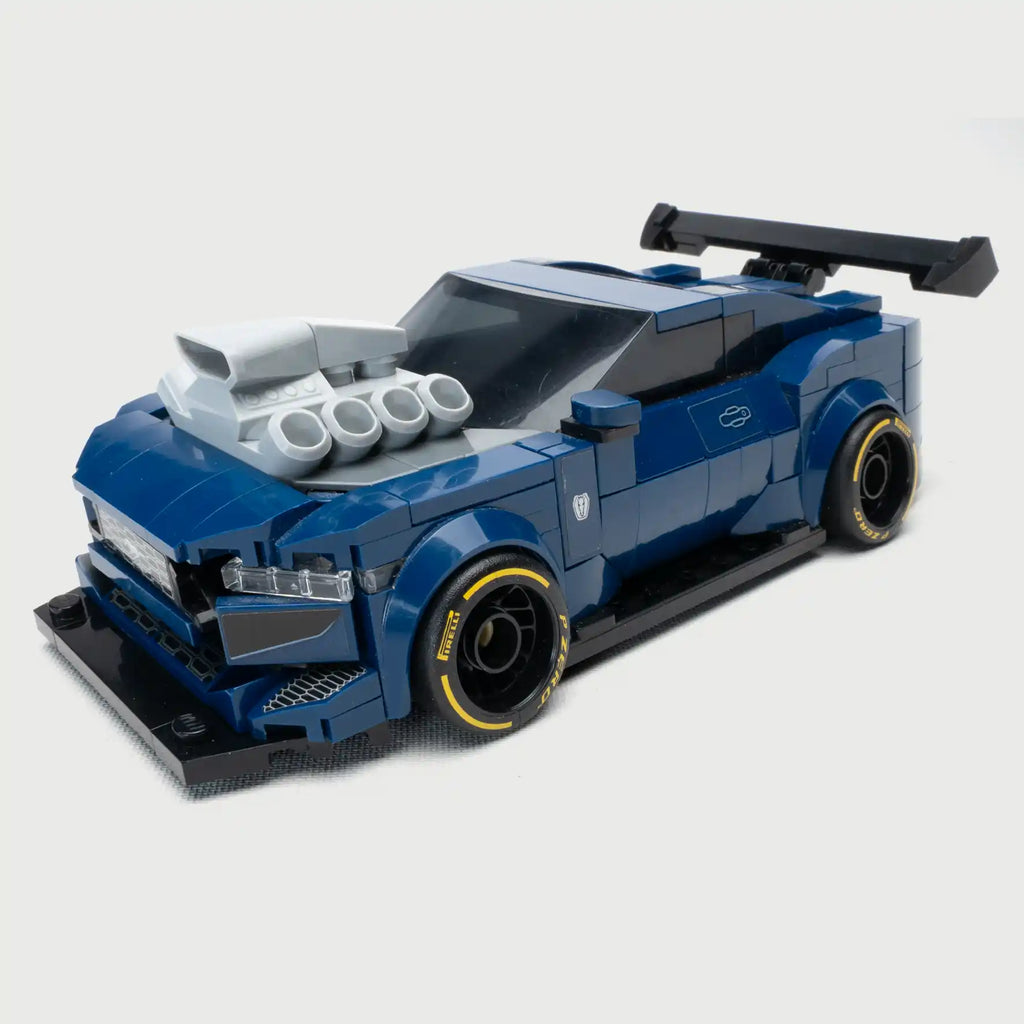 Kit piezas Lego para Mustang Dark en Drag Race