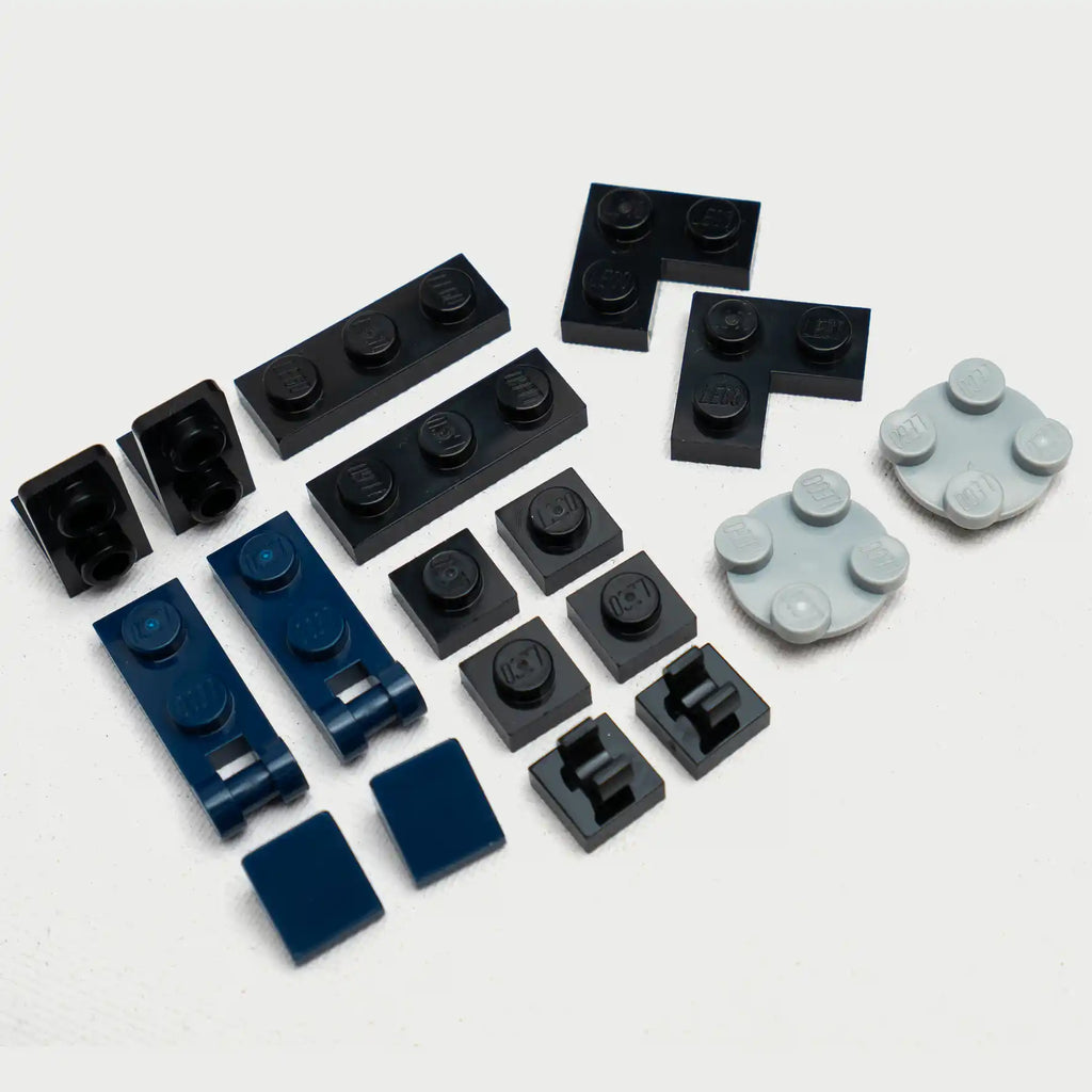 Kit piezas Lego puertas normales Mustang Dark Horse