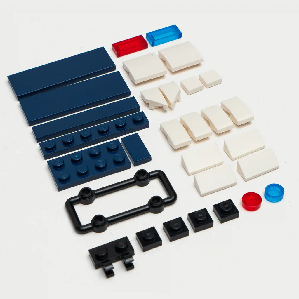 Kit piezas modificación Lego Mustang en Policía