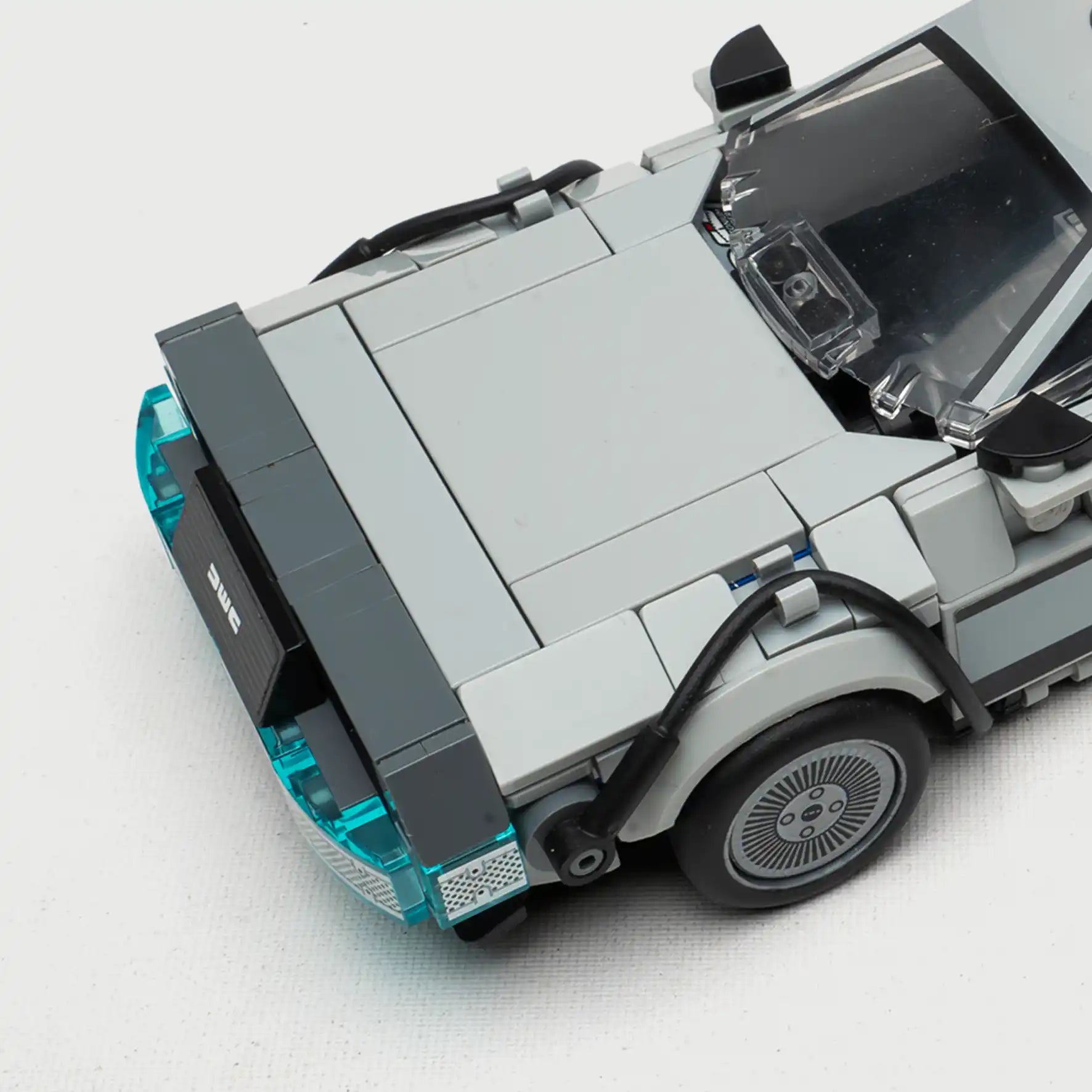 Kit piezas capó liso sin bultos para Lego Delorean