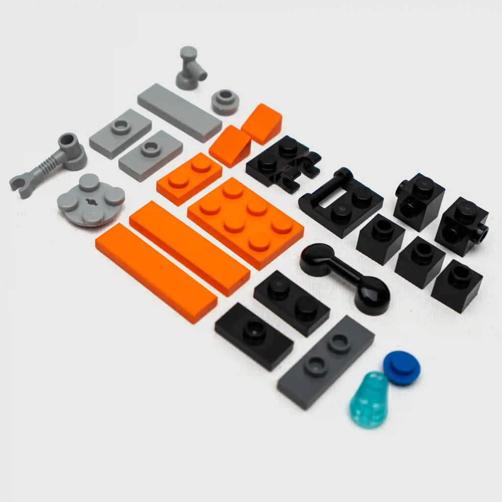 Kit piezas de Lego capó y motor Supra Mk4