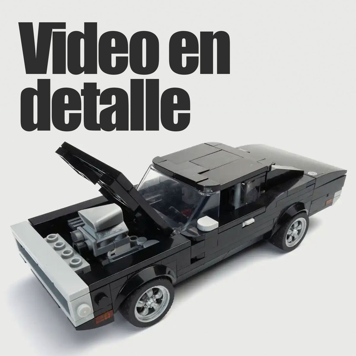 Kit piezas Capó y Motor Lego Dodge Charger