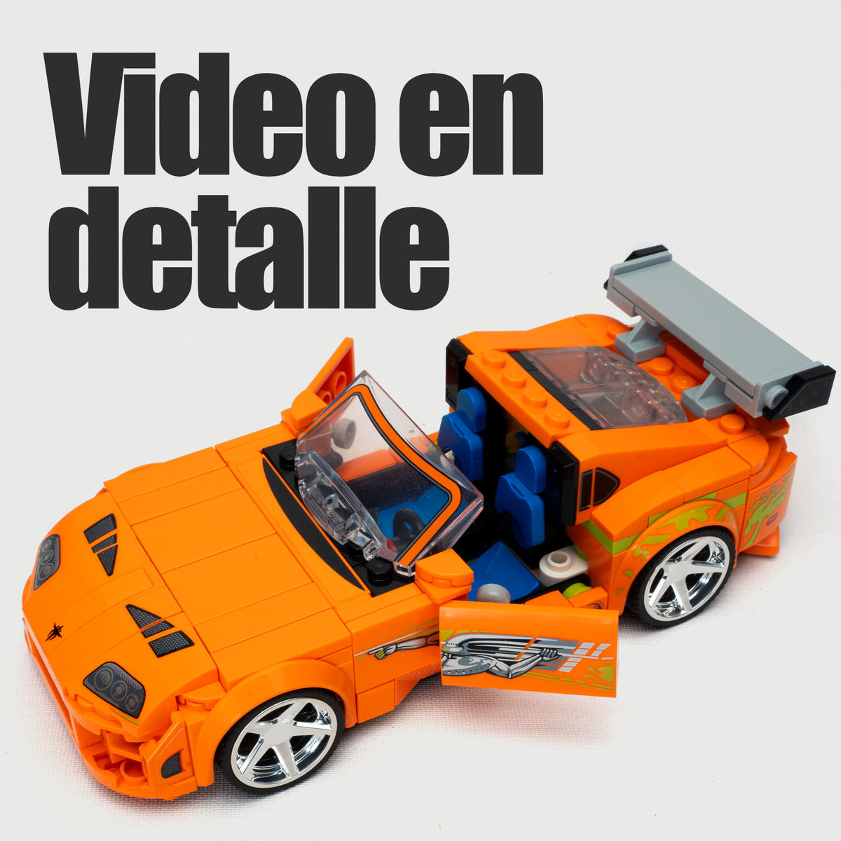 Kit piezas Lego puertas Supra MK4 Fast and Furious